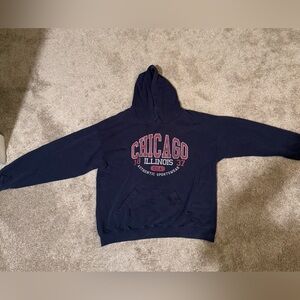 Chicago, Illinois Navy Blue Hoodie